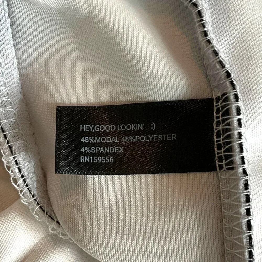 NWT Kilo Brava Size L Track Pants Lounge White Red Striped Waist Casual Womens - Picture 11 of 11